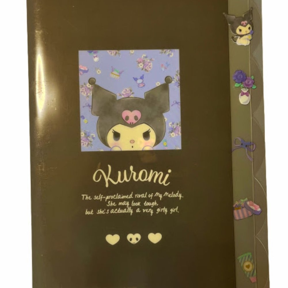 Sanrio Japan A4 Kuromi Index (Rival of My Melody)